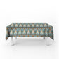 Aqua And Cream Rectangle Tablecloth