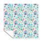 Aqua And White Square Tablecloth