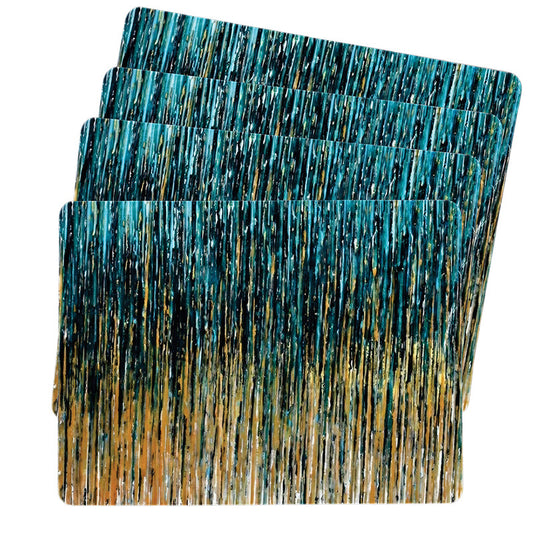 Aqua Rain Placemats