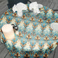 Aqua Round Tablecloth