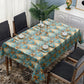 Aqua And Cream Rectangle Tablecloth