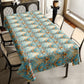 Aqua And Cream Rectangle Tablecloth