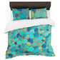 Aqua Coastal Jewels Duvet Cover Set