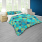Aqua Coastal Jewels Duvet Cover Set