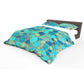 Aqua Coastal Jewels Duvet Cover Set