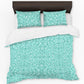 Aqua Ribbons Duvet Cover Set