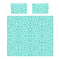 Aqua Ribbons Duvet Cover Set