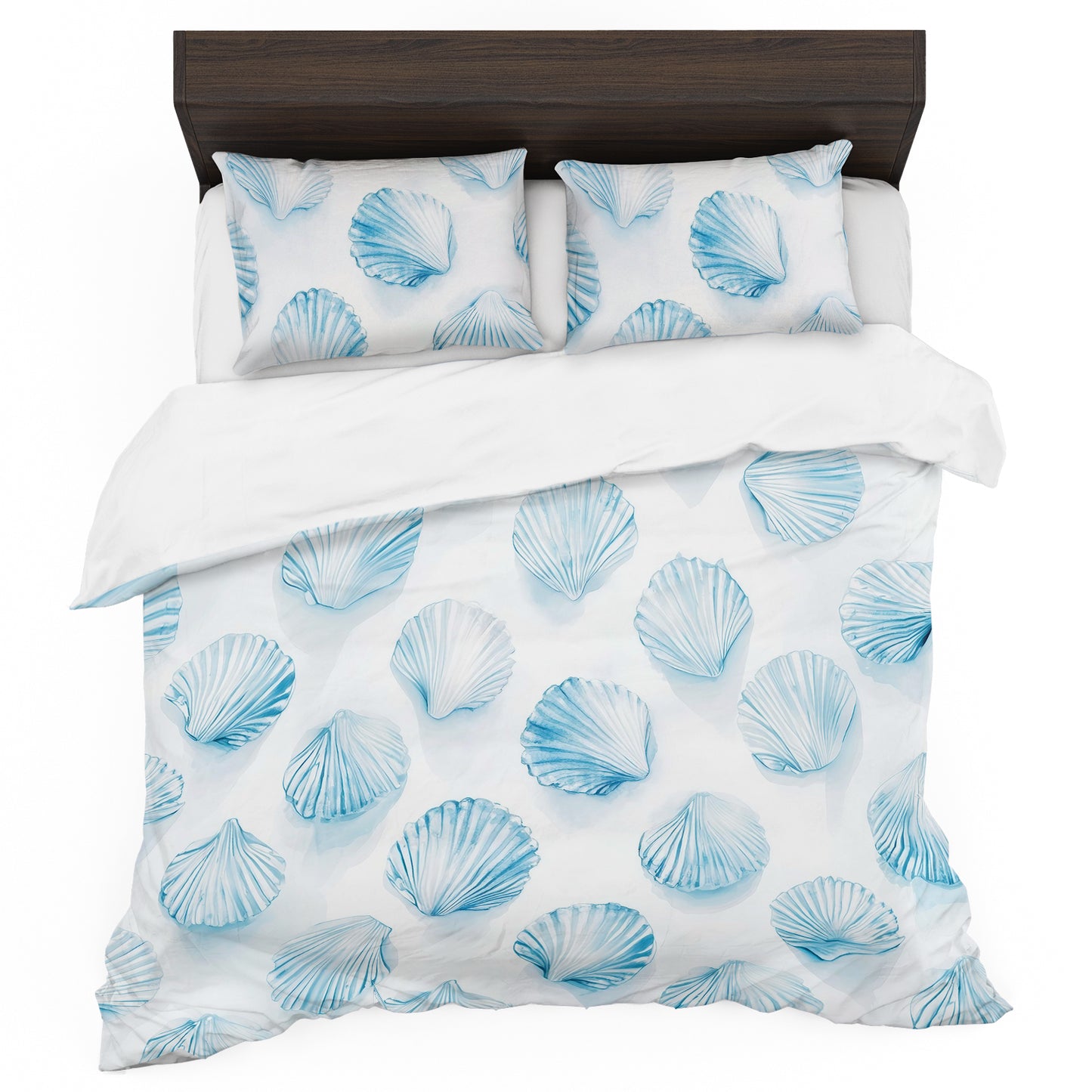 Aqua Shell Duvet Cover Set