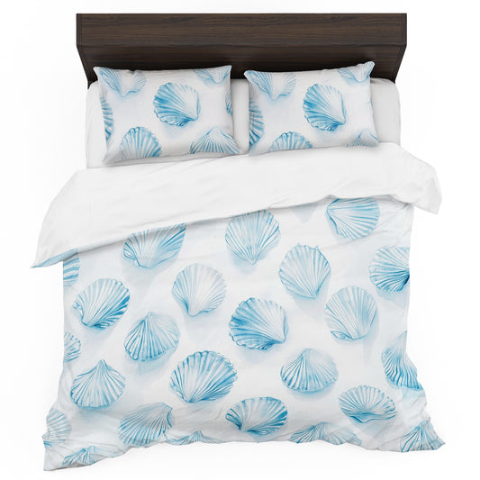 Aqua Shell Duvet Cover Set