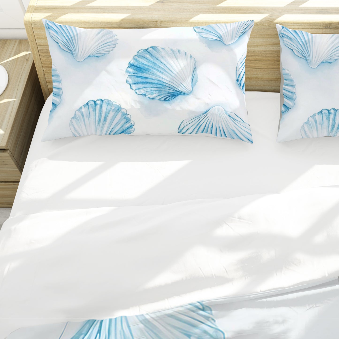 Aqua Shell Duvet Cover Set