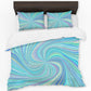 Aqua Swirl Duvet Cover Set