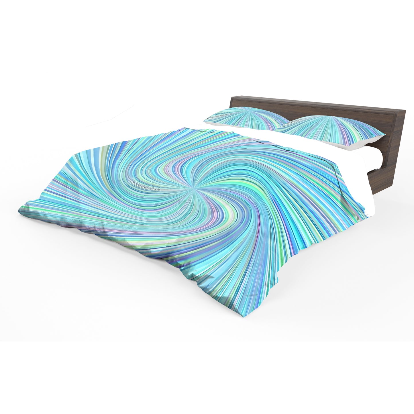 Aqua Swirl Duvet Cover Set
