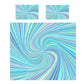 Aqua Swirl Duvet Cover Set