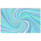 Aqua Swirl Rectangle Tablecloth