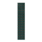 Aqua and Gold Pattern Table Runner