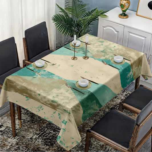 Aquatic Echo Rectangle Tablecloth by Wikus Schalkwyk