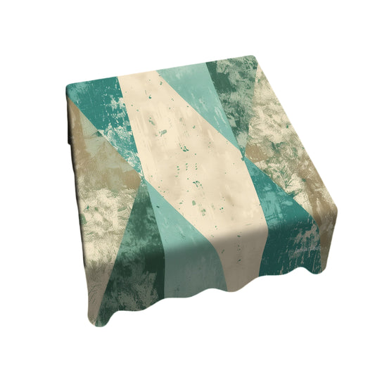 Aquatic Echo Square Tablecloth by Wikus Schalkwyk