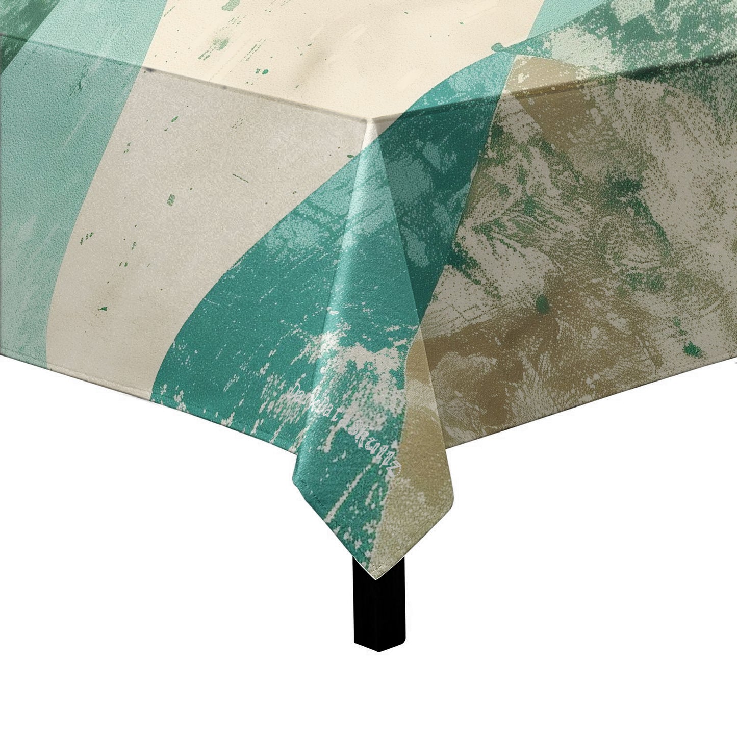 Aquatic Echo Square Tablecloth by Wikus Schalkwyk