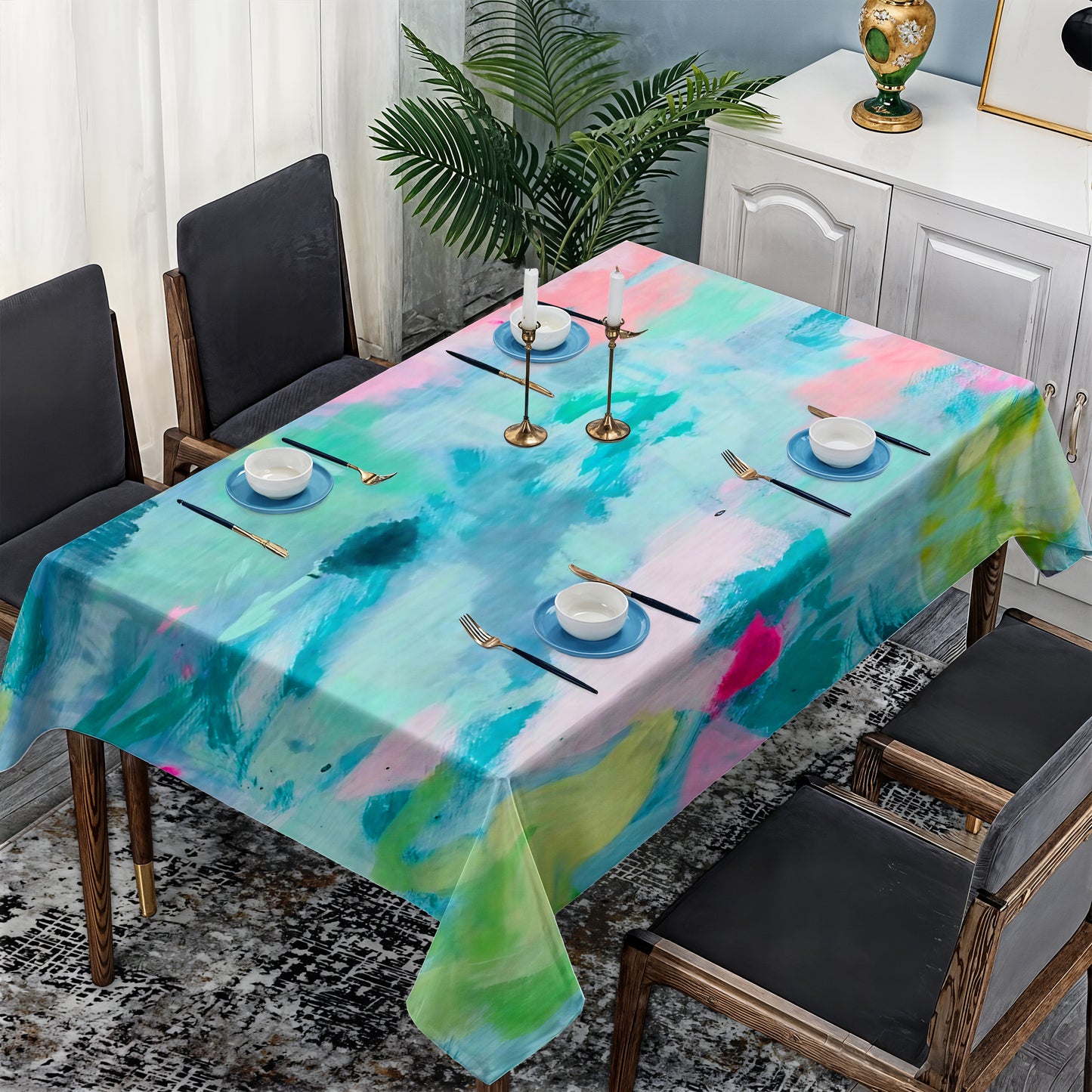 Artist Playground Rectangle Tablecloth