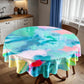 Artist Playground Round Tablecloth