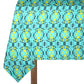 Artistic Turquoise Pattern 3m Rectangle Tablecloth