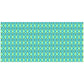 Artistic Turquoise Pattern 3m Rectangle Tablecloth