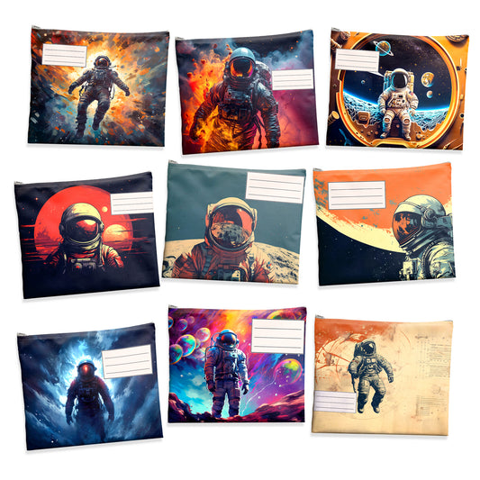 Subject-Savvy 9-Pack Book Bags - Astronaut