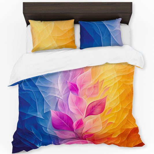 Aura Leaves Duvet Cover Set