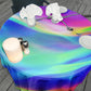 Aurora Lights Round Tablecloth