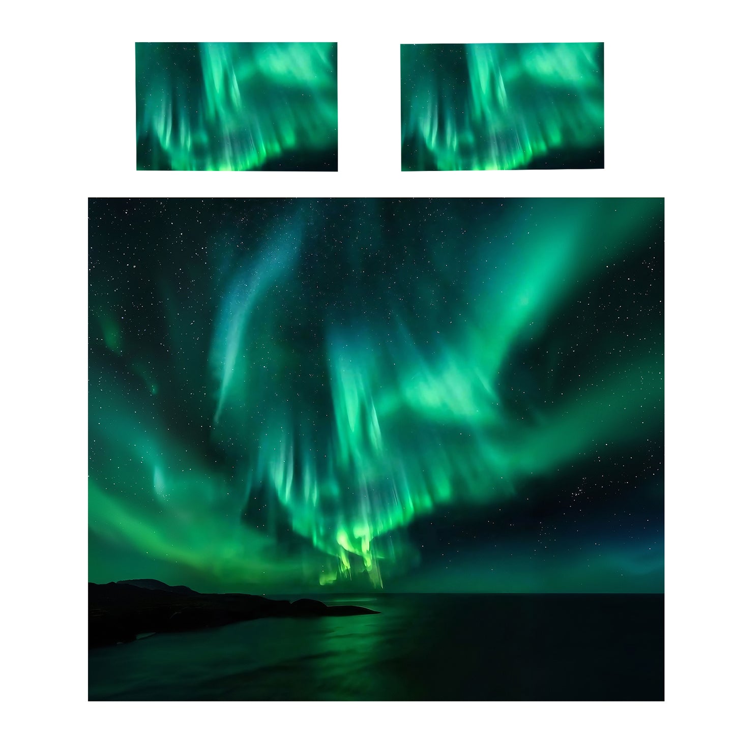 Aurora Lights Duvet Cover Set