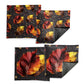 Autumn Leaves and Dots Luxury Scatter Covers (Set of 4)