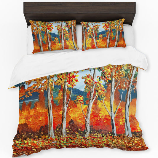 Autumn Canopy Duvet Cover Set by Wikus Hattingh