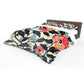 Autumn Pink Flowers Duvet Cover Set by Wikus Schalkwyk