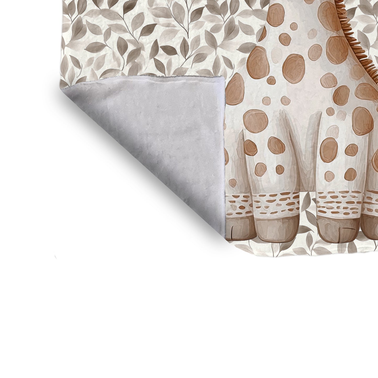 Autumn Baby Giraffe Baby Fleece Blanket by Mark van Vuuren