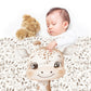 Autumn Baby Giraffe Baby Fleece Blanket by Mark van Vuuren
