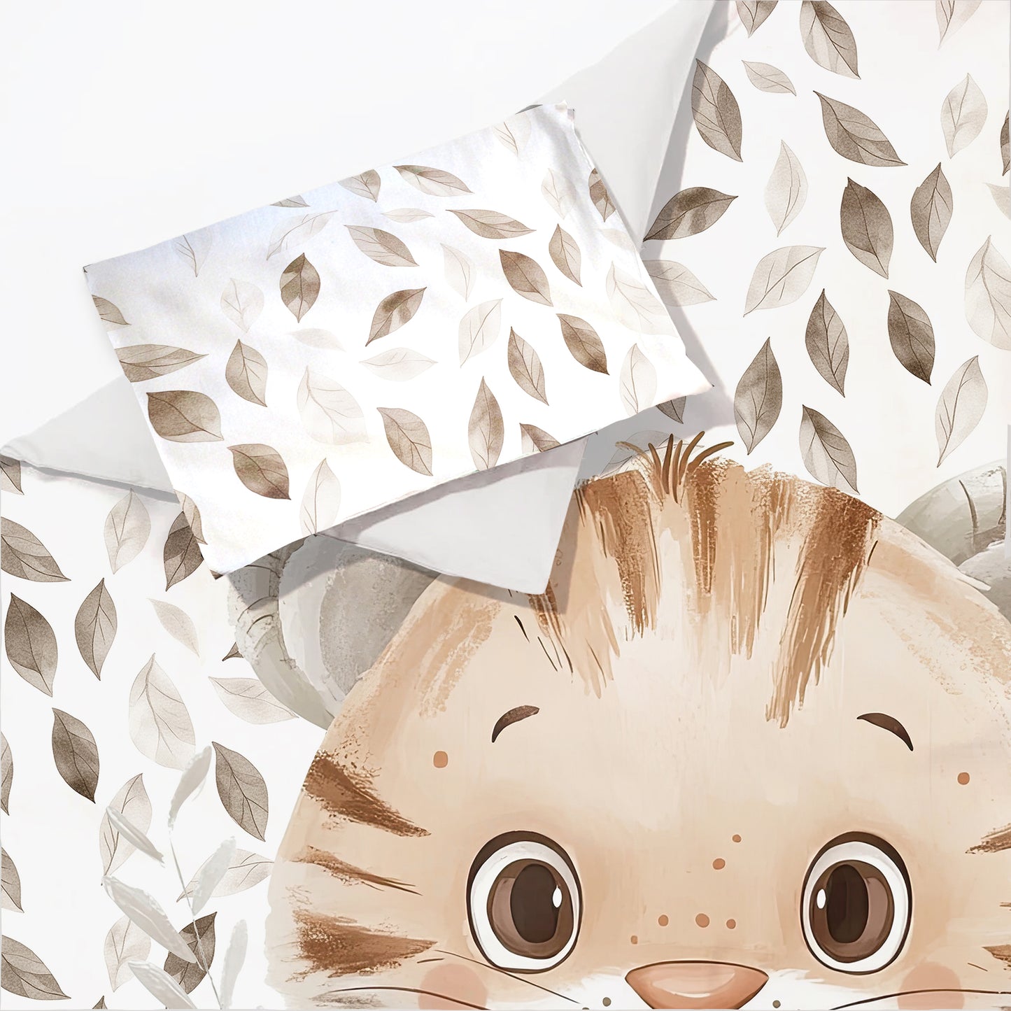 Autumn Baby Tiger Cot Set by Mark van Vuuren