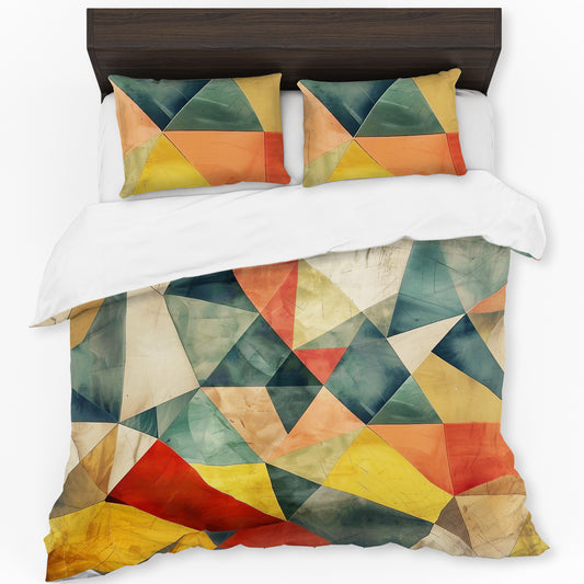 Autumn Colour Shapes Duvet Cover Set