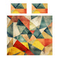Autumn Colour Shapes Duvet Cover Set