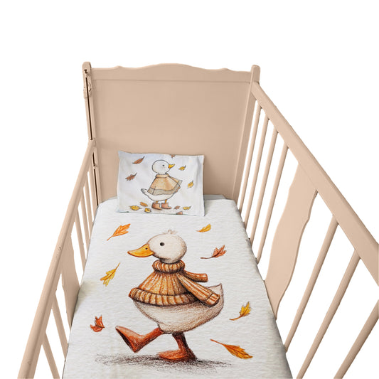 Autumn Duckling Cot Set