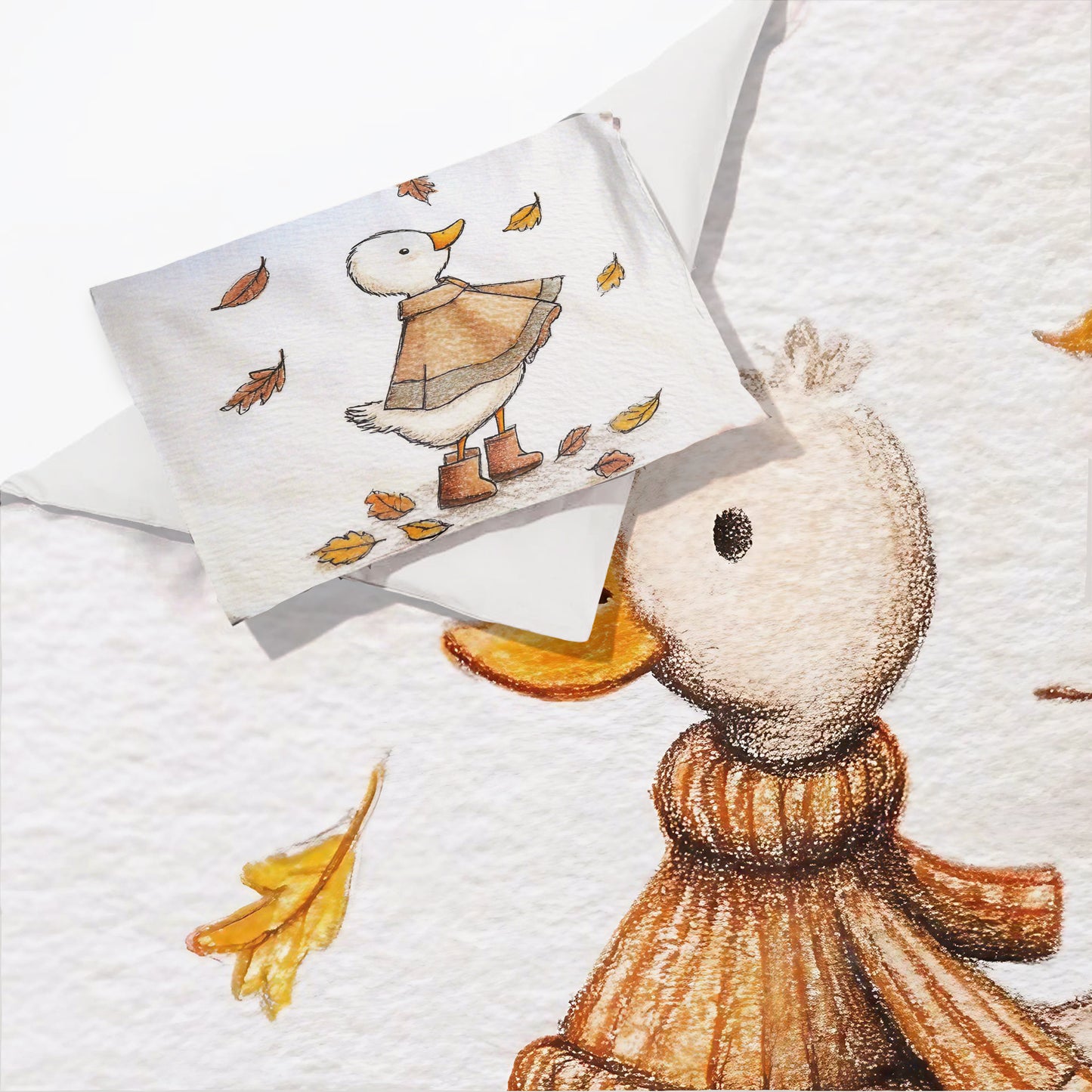 Autumn Duckling Cot Set