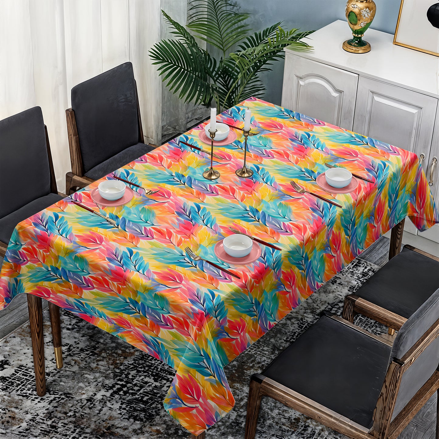 Autumn Foliage Rectangle Tablecloth