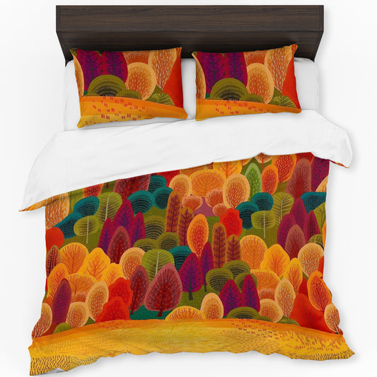 Autumn Forest Duvet Cover Set