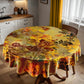 Autumn Garden Round Tablecloth