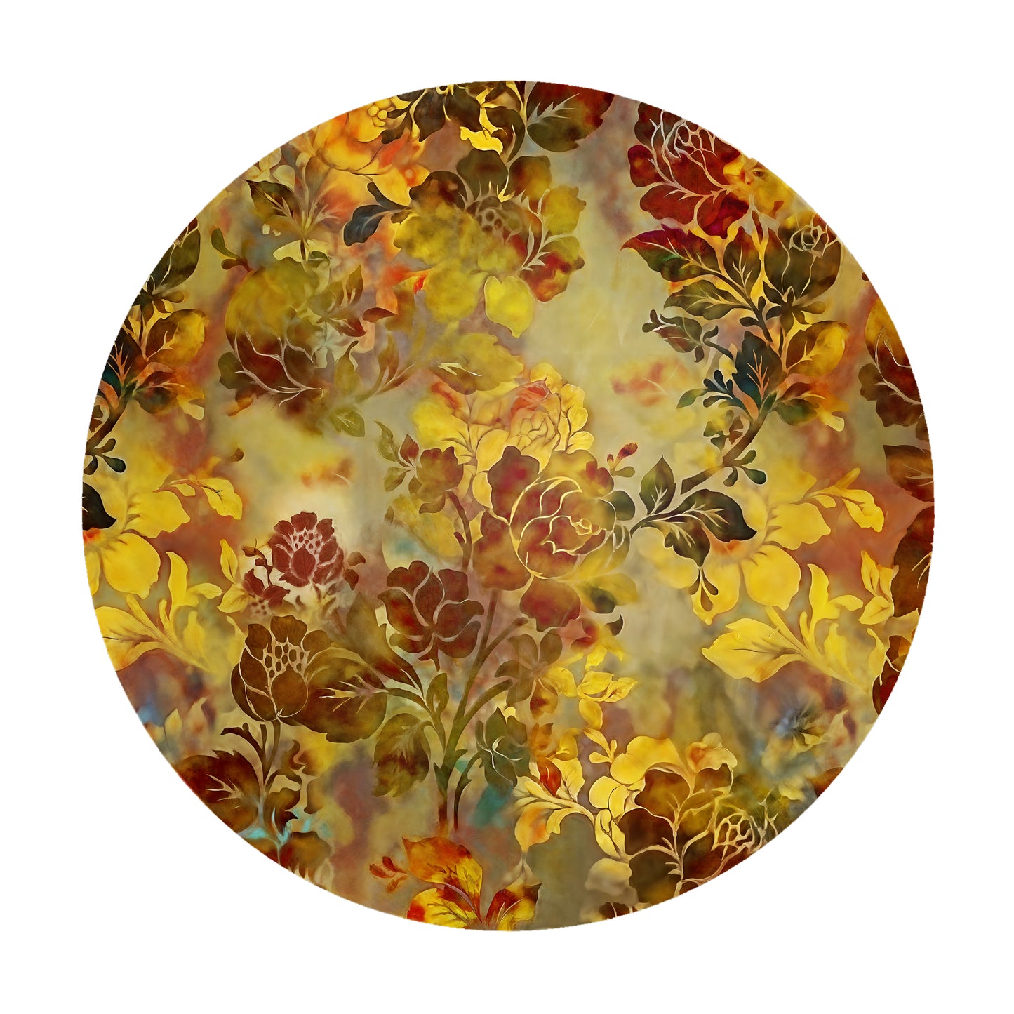 Autumn Garden Round Tablecloth