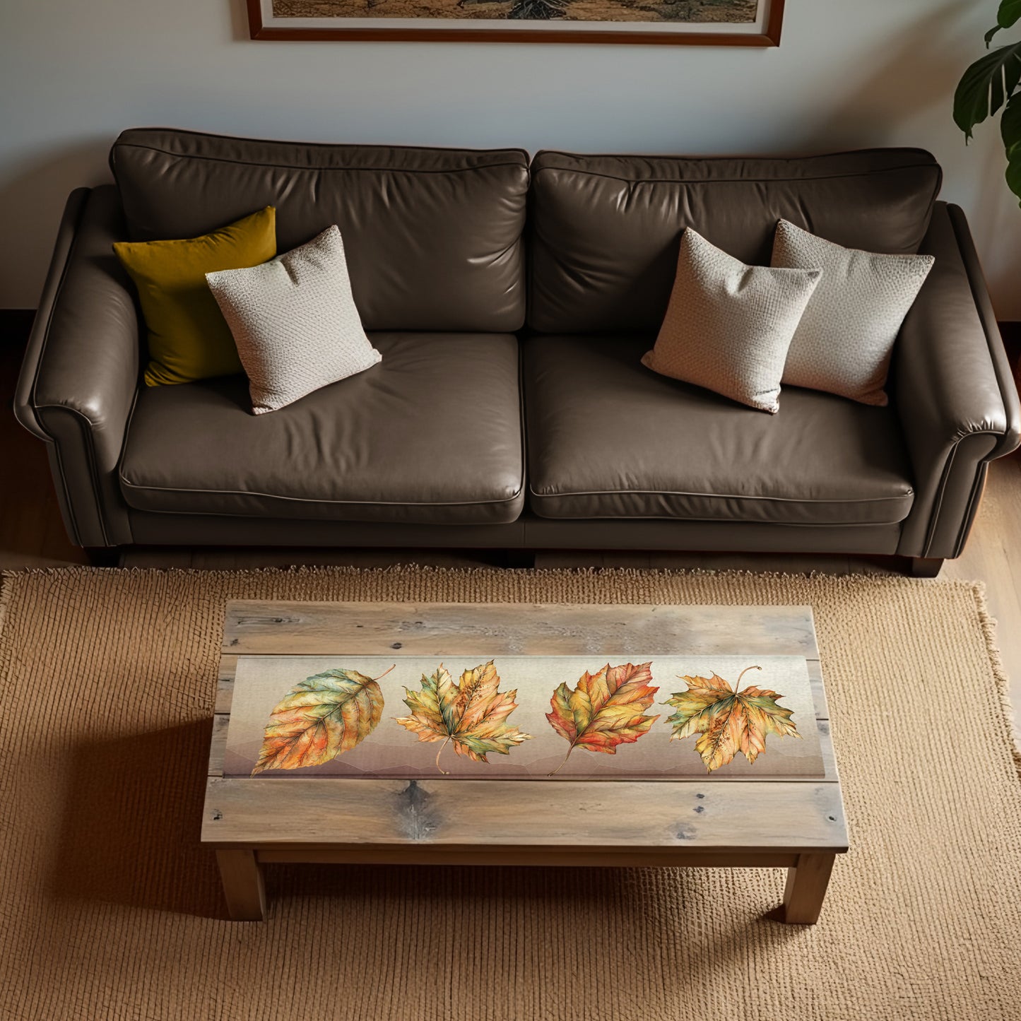 Autumn Leaves 160cm Table Runner