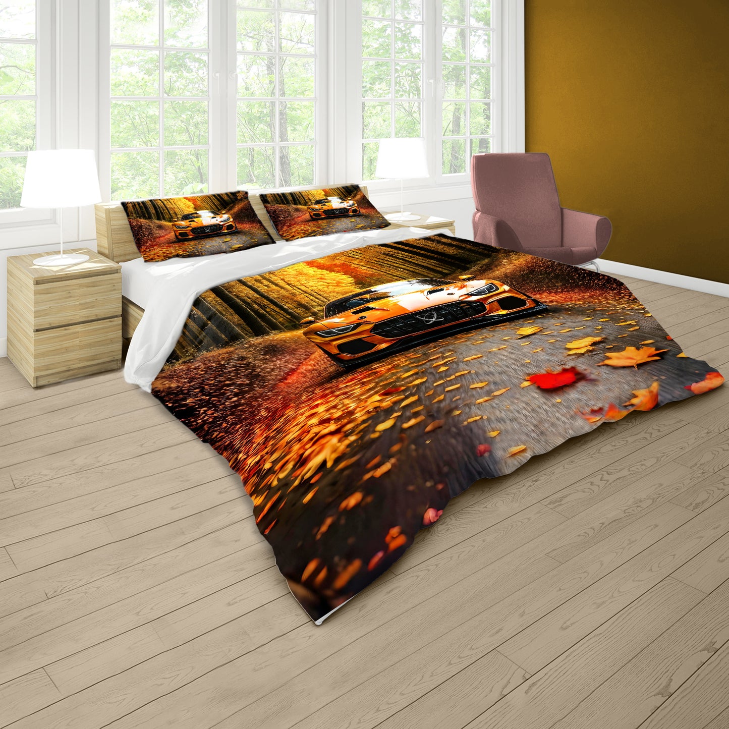 Autumn Racing Mirage Duvet Cover Set