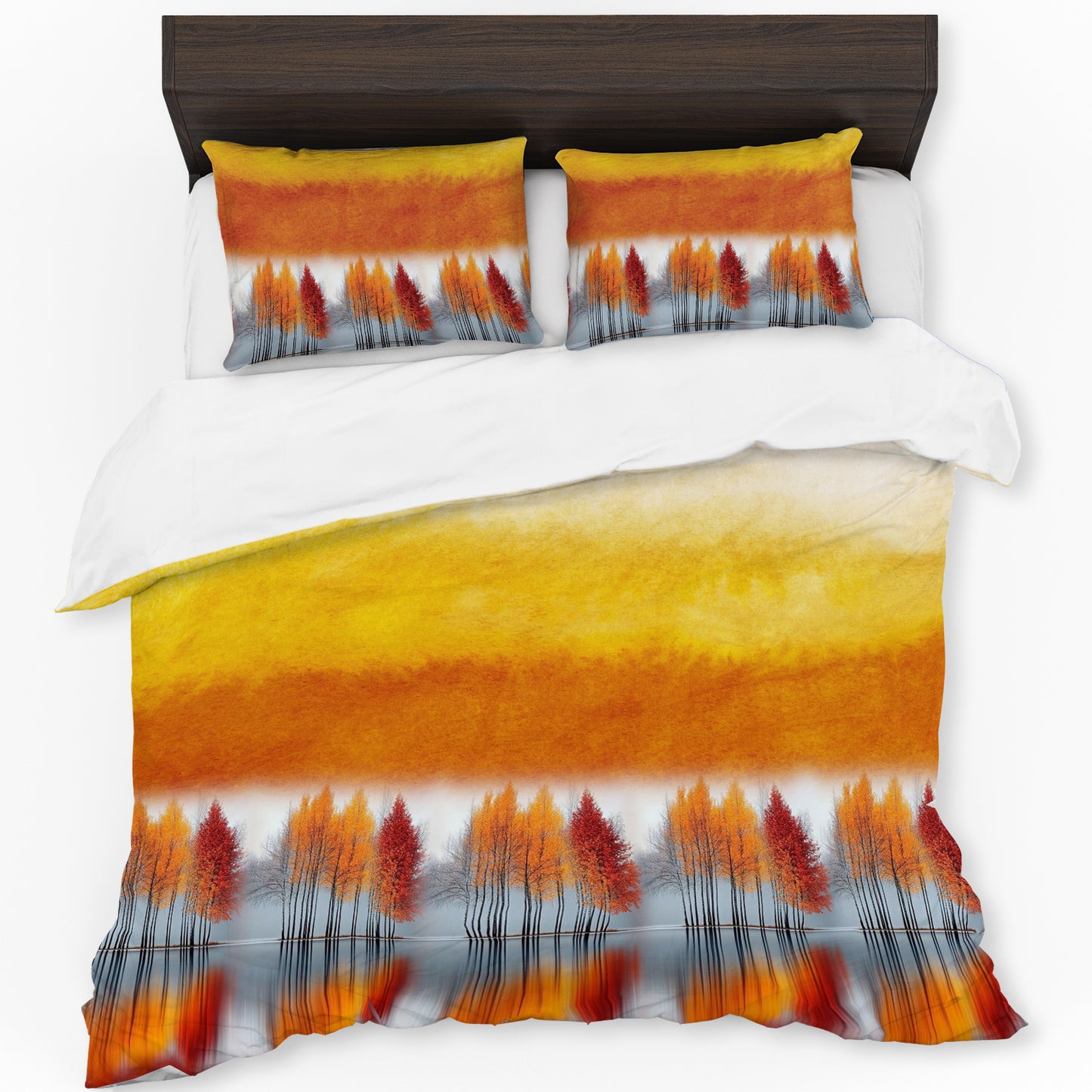 Autumn Trees Duvet Cover Set