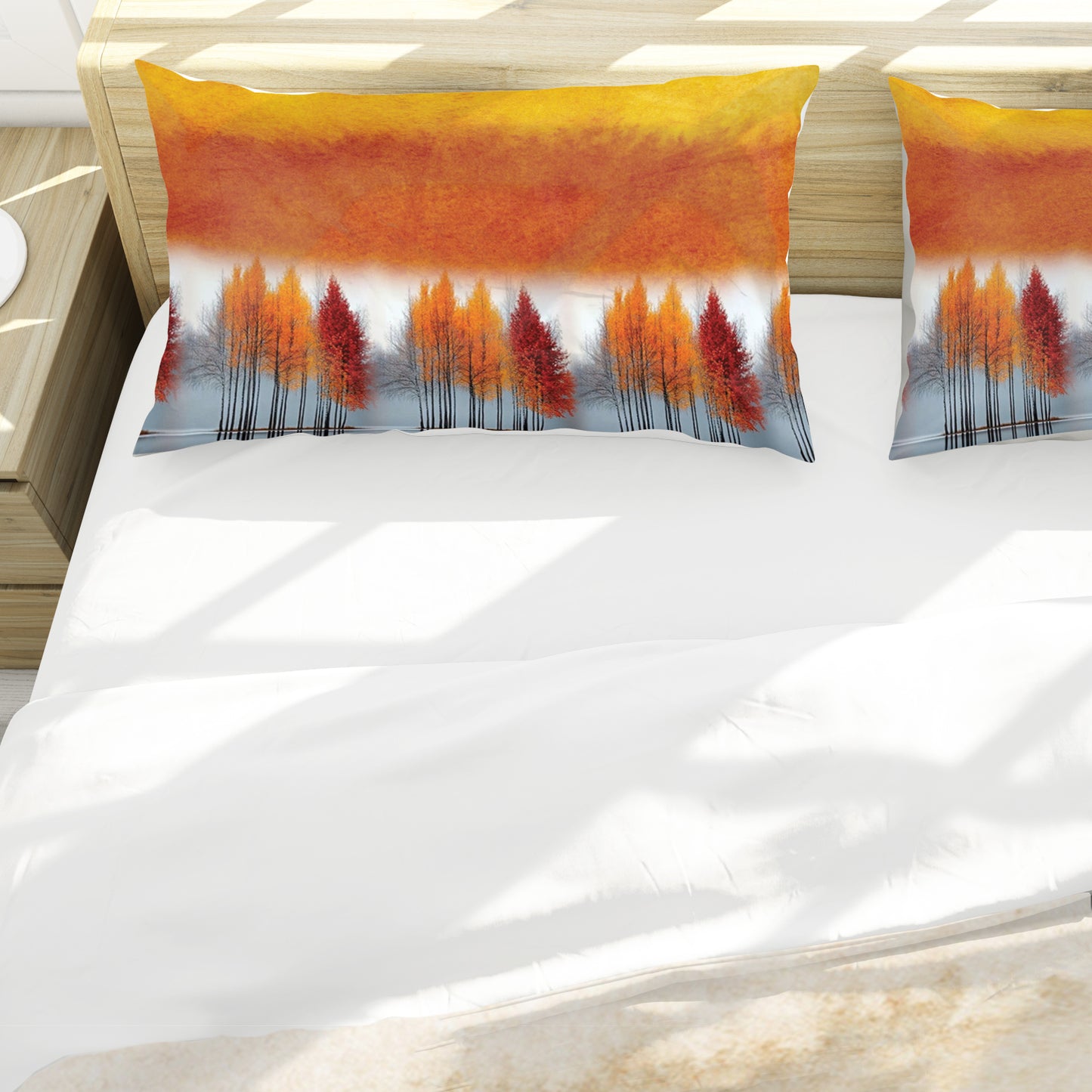 Autumn Trees Duvet Cover Set