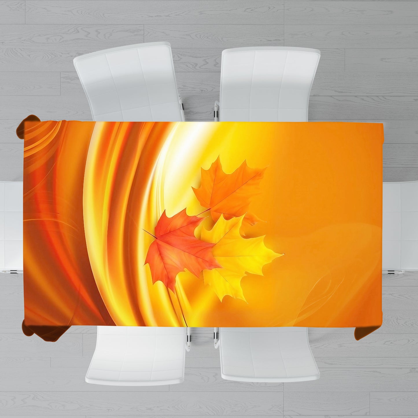 Autumn Wave Rectangle Tablecloth