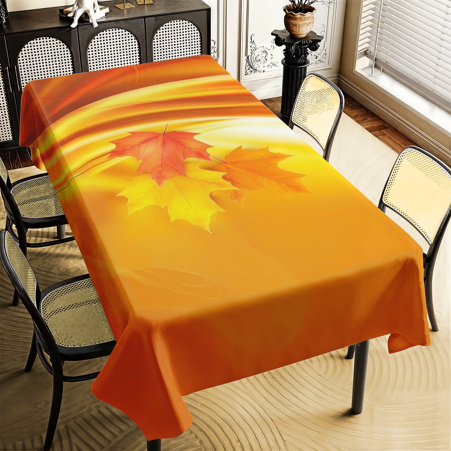 Autumn Wave Rectangle Tablecloth